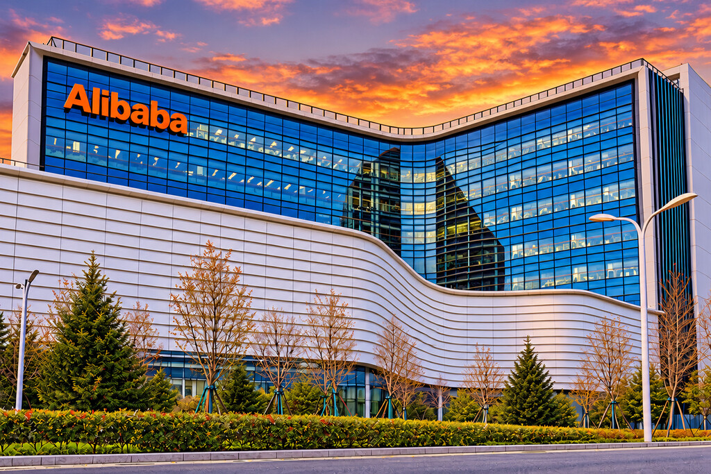 Fábricas de Alibaba en Jiangsu y Sichuan fabricando chips RISC-V en un entorno industrial