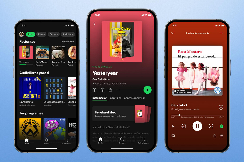Spotify lanza audiolibros en España con 350.000 títulos | El Informador