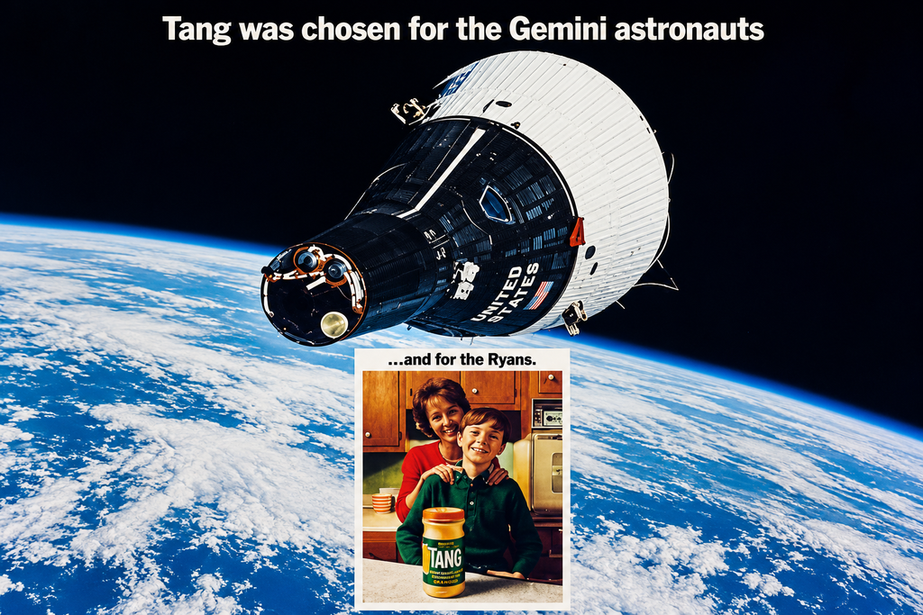 La verdadera historia de Tang: un producto comercial antes de su uso en la NASA