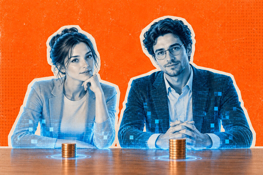 Personas interactuando con asistentes virtuales en un entorno doméstico moderno