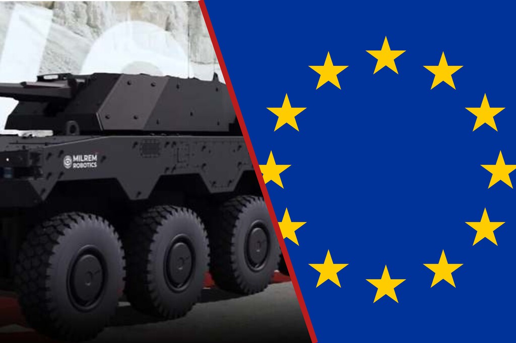La Unión Europea despliega el tanque robot IA HAVOC 8×8 en sus fuerzas militares en 2026