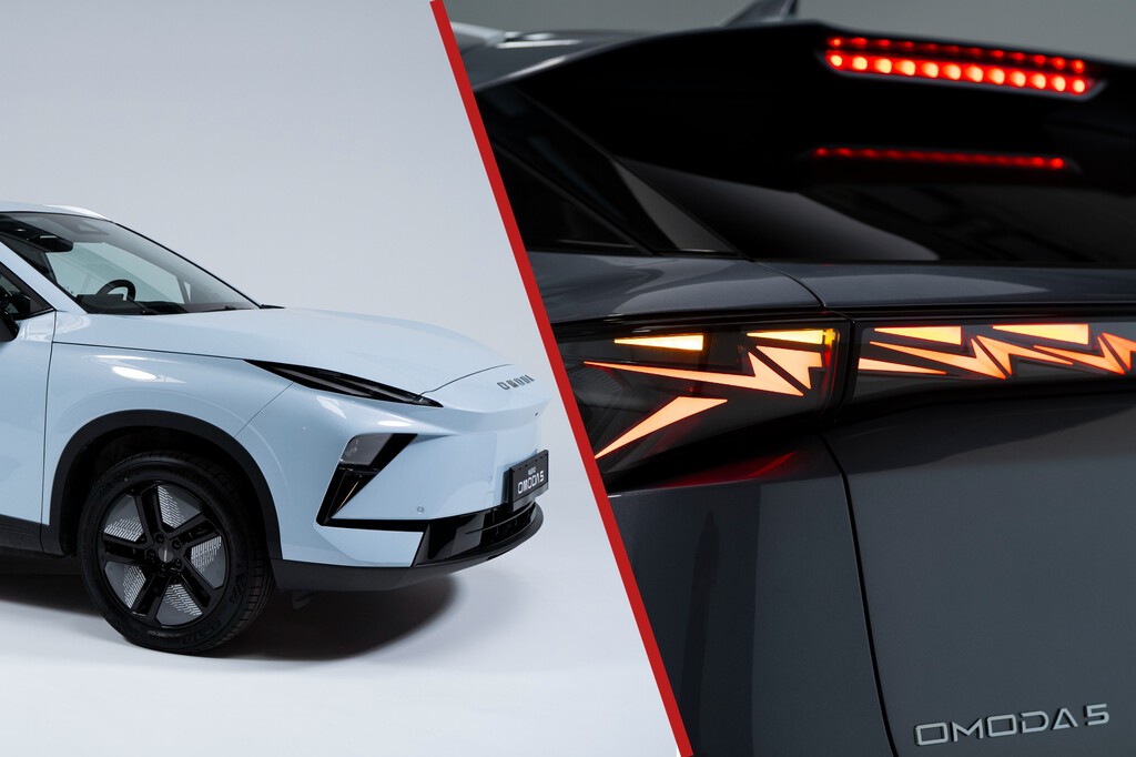 Omoda 5 en una carretera española, mostrando su diseño moderno y tecnología avanzada