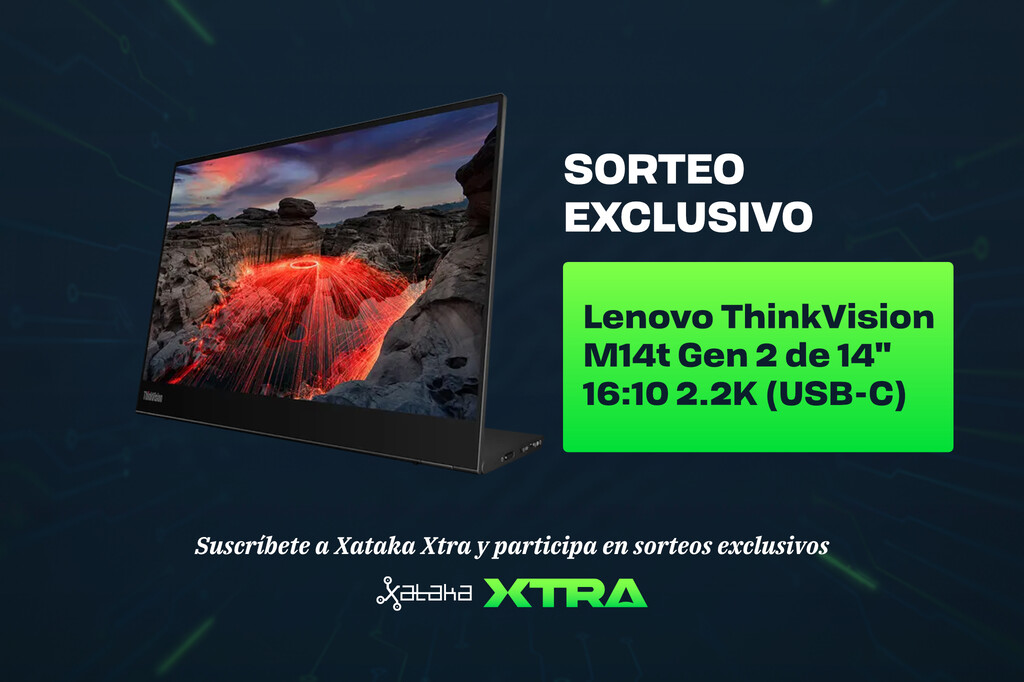 Xataka Xtra lanza sorteo del monitor portátil Lenovo para fidelizar a sus suscriptores en Europa