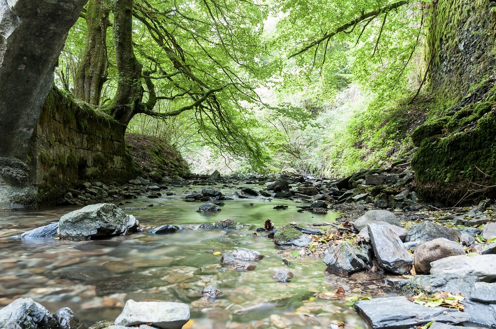 Personas durmiendo en el cauce del río Arga en Pamplona, en situación de vulnerabilidad.