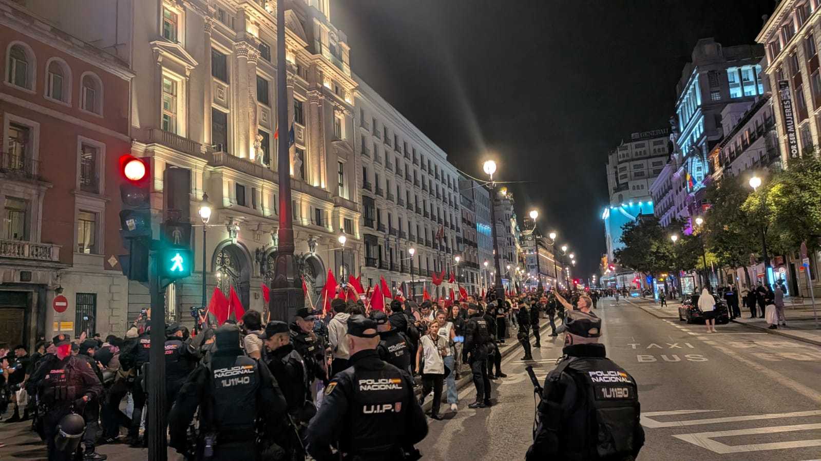 Protestas en Madrid alcanzan 50,000 participantes y tensión social | El Informador
