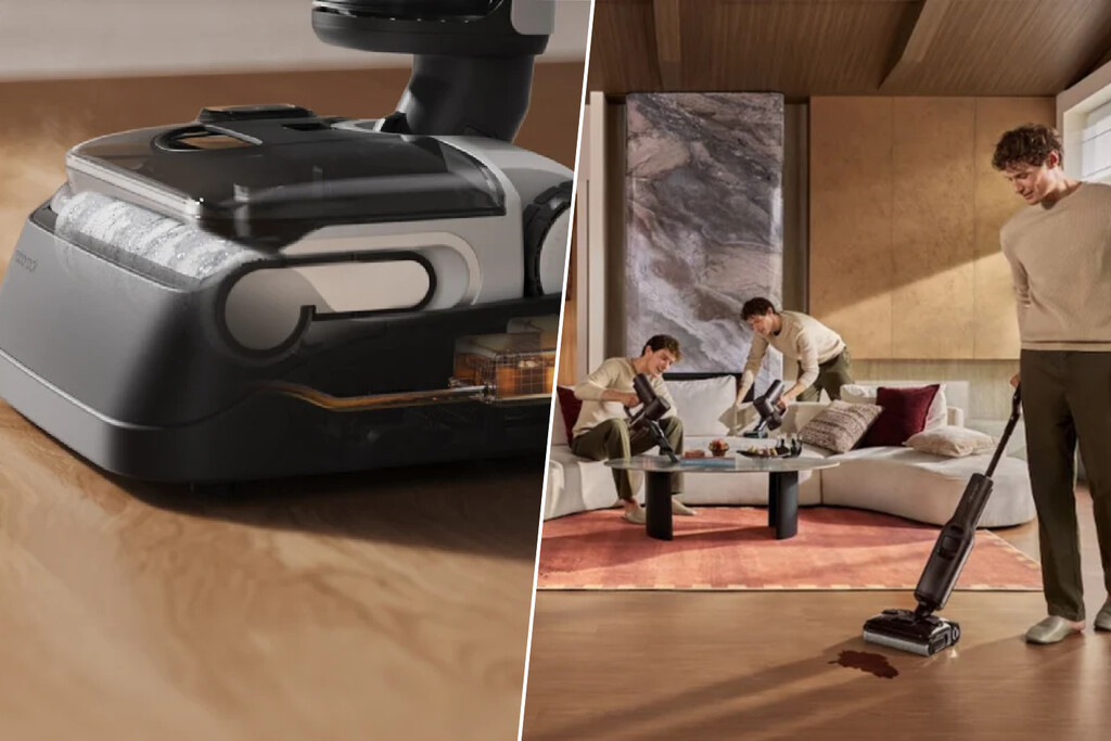 Aspiradoras Roborock en acción en un hogar moderno con tecnología avanzada